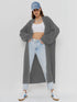 'Kaelis' Full Length Knit Cardigan - Celes Fashion